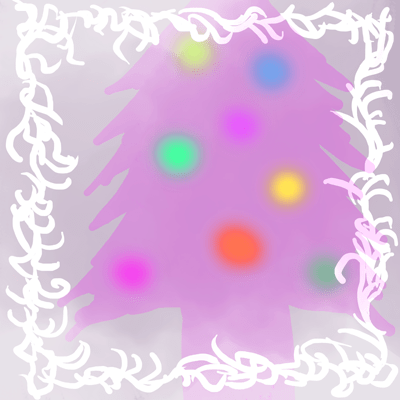 おうし座 9度のサビアンシンボル 「飾られたクリスマスツリー」のイラスト