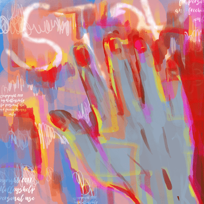 おとめ座 13度のサビアンシンボル 「政治運動を制圧する強い手」のイラスト