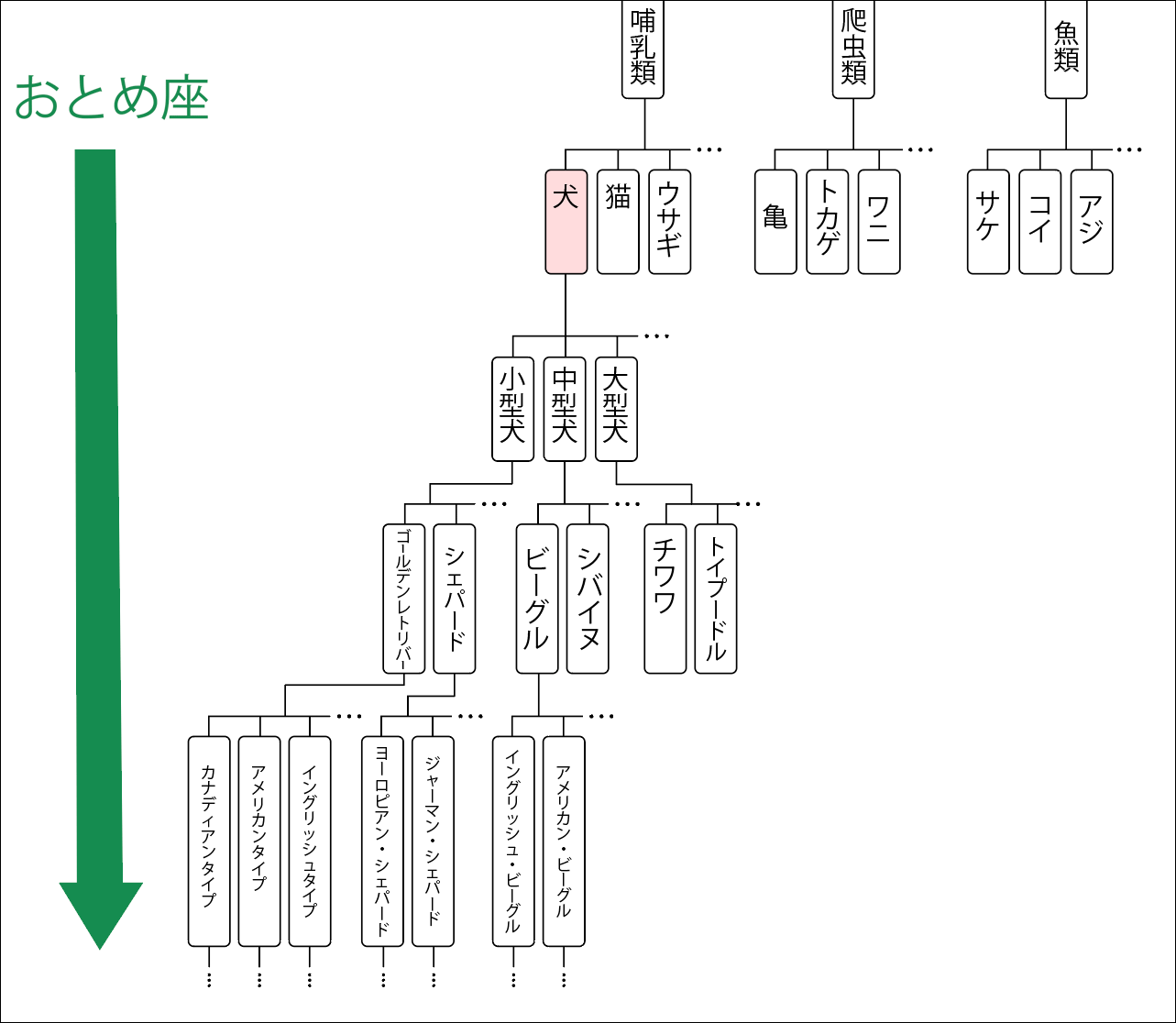 オントロジーおとめ座の図