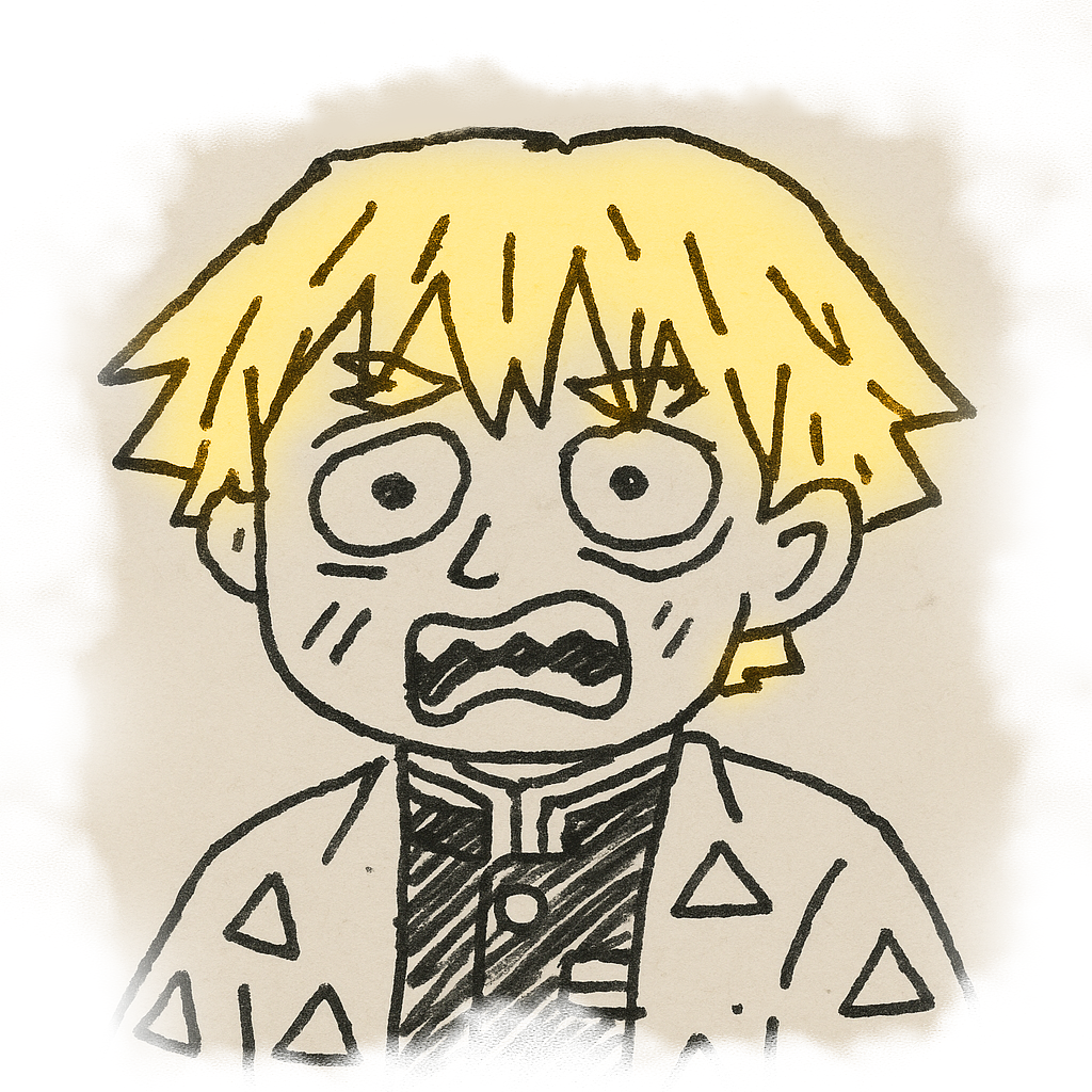 我妻善逸のイラスト