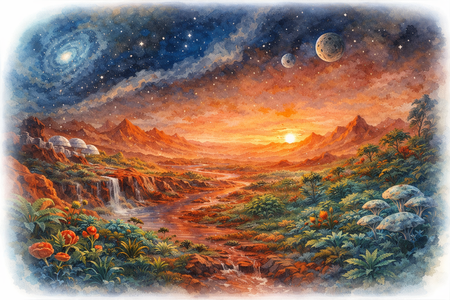 生命の存在する火星