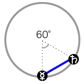 水星と土星が60度[セクスタイル]のアスペクト